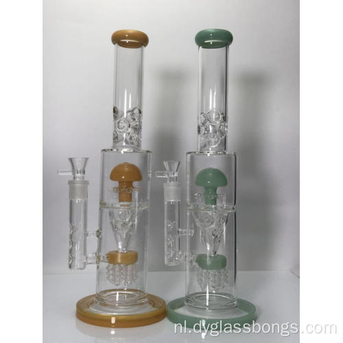 16 inch twee bubbler hookahs met 18mm bowl